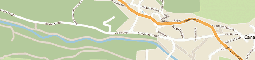 Mappa della impresa scuola materna a CANAZEI