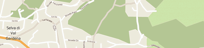 Mappa della impresa appartementhaus biancaneve a SELVA DI VAL GARDENA
