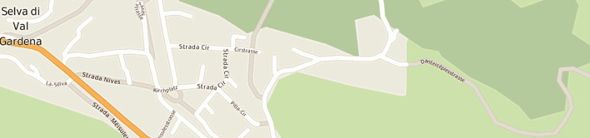 Mappa della impresa panorama di mussner ottone e co snc a SELVA DI VAL GARDENA