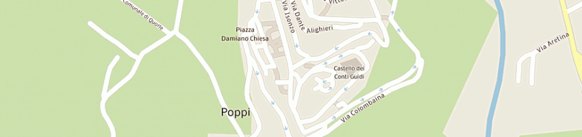 Mappa della impresa farmacia poppi dr berioli g a POPPI