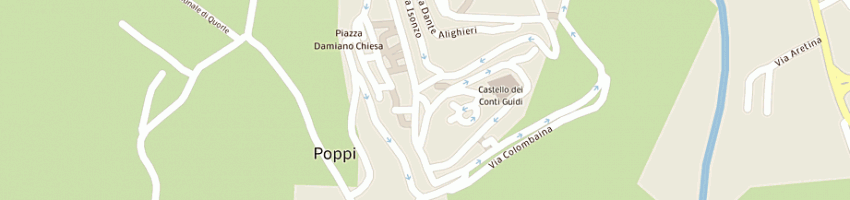 Mappa della impresa galleria d'arte lanini a POPPI