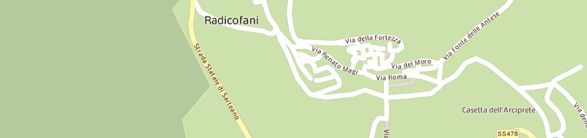 Mappa della impresa trm di rappuli maria a RADICOFANI