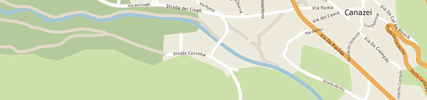 Mappa della impresa cesa felezina sas a CAMPITELLO DI FASSA