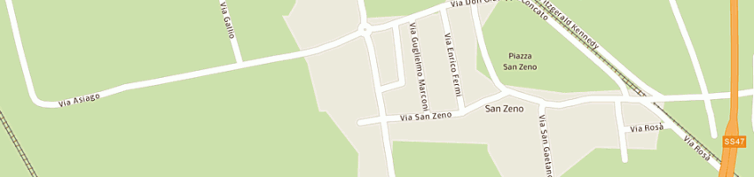 Mappa della impresa panificio garlani snc a CASSOLA