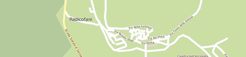 Mappa della impresa comune di radicofani a RADICOFANI