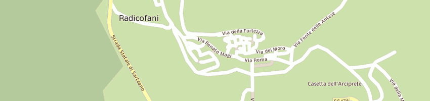 Mappa della impresa comune di radicofani a RADICOFANI