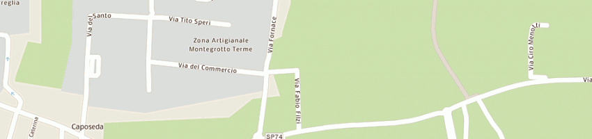 Mappa della impresa d e c costruzioni srl a MONTEGROTTO TERME