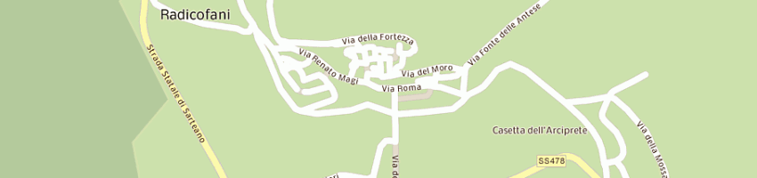 Mappa della impresa valdorcia immobiliare srl a RADICOFANI