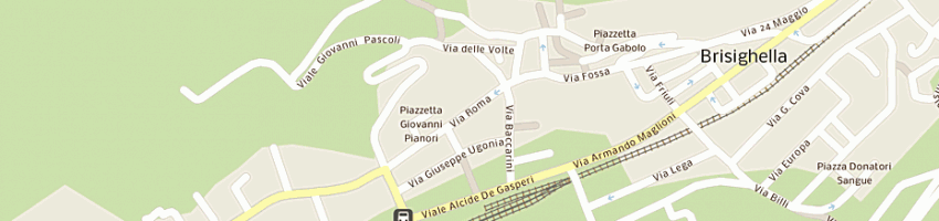 Mappa della impresa bar roma a BRISIGHELLA