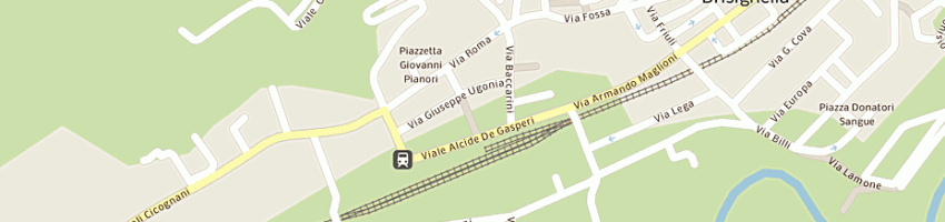 Mappa della impresa ristorante trattoria la casetta a BRISIGHELLA
