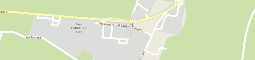 Mappa della impresa caselli silvia a COPPARO