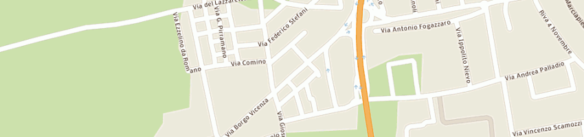 Mappa della impresa fioreria vanzetto a CITTADELLA