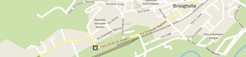 Mappa della impresa credito cooperativo ravennate e imolese sc a rl a BRISIGHELLA