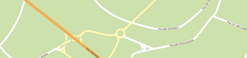Mappa della impresa l'erba del persico srl a PORTOMAGGIORE