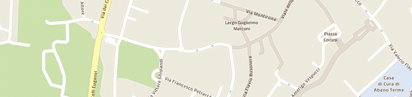 Mappa della impresa fosca sas di fogarolo carlo e c a ABANO TERME