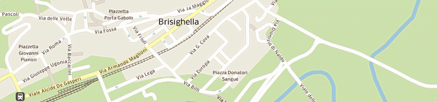 Mappa della impresa pronto spurgo di casadio carlo a BRISIGHELLA