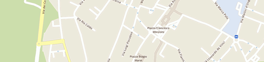 Mappa della impresa tipografia caldiron di milani eugenia e c snc a ABANO TERME