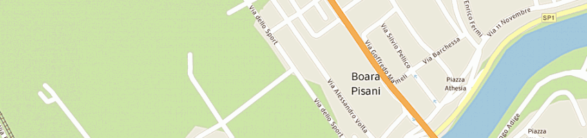 Mappa della impresa centro carni a BOARA PISANI