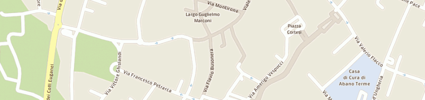 Mappa della impresa gardenia sas di cesarotto gabriele e c a ABANO TERME
