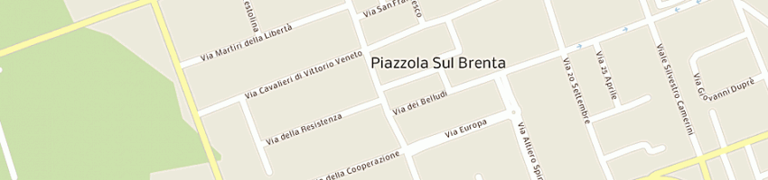 Mappa della impresa loriggiola adriano a PIAZZOLA SUL BRENTA