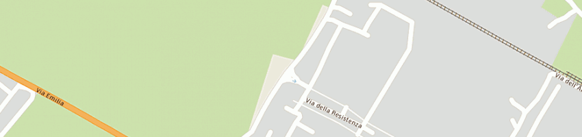 Mappa della impresa ristorante la casa dei servi a CASTEL BOLOGNESE