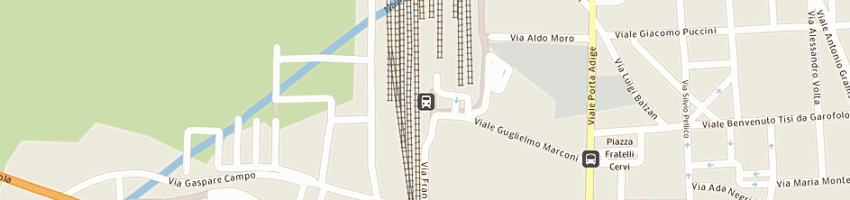 Mappa della impresa vanzan sas di mario vanzan, loris beltrami e c a ROVIGO