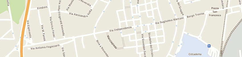 Mappa della impresa bertuzzo snc di bertuzzo antonio e c a CITTADELLA
