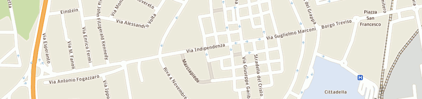 Mappa della impresa quadridue di carosi alessandra a CITTADELLA