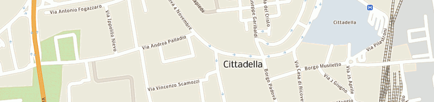 Mappa della impresa commercio industria gas - ci gas spa a CITTADELLA