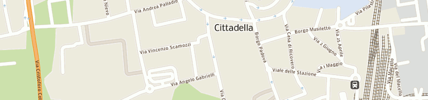 Mappa della impresa brunati e brunati srl a CITTADELLA