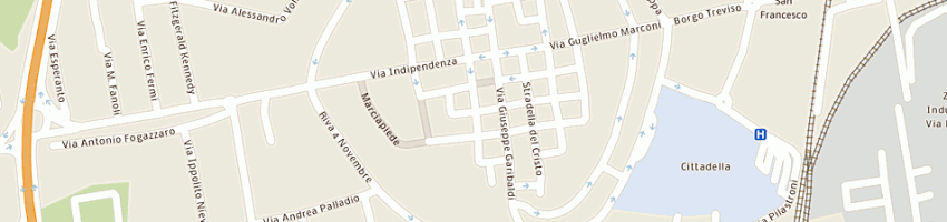 Mappa della impresa albiero omer a CITTADELLA