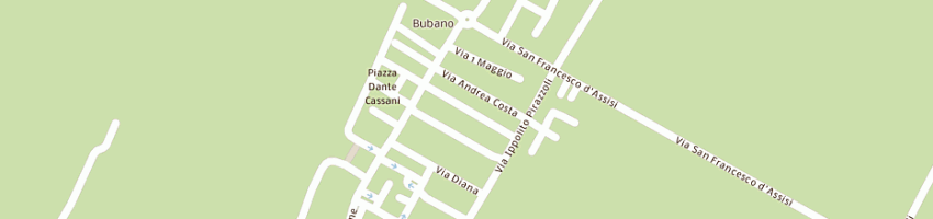 Mappa della impresa brunori pia a MORDANO