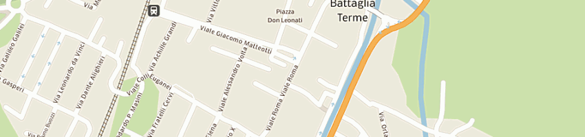 Mappa della impresa centro medico euganeo srl a BATTAGLIA TERME