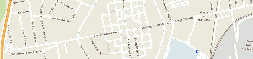 Mappa della impresa brotto amedeo a CITTADELLA