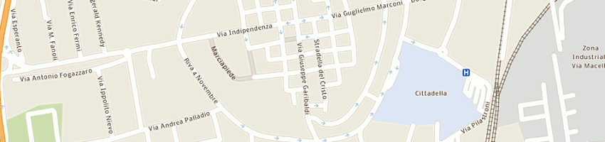 Mappa della impresa tosetto giuseppina e c (snc) a CITTADELLA