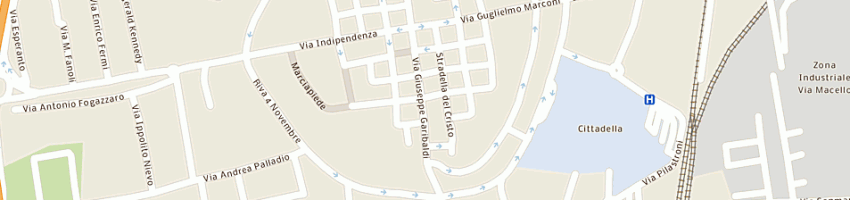 Mappa della impresa tessarolo spartaco sartoria a CITTADELLA