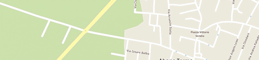 Mappa della impresa centro equestre abano terme associazione sportiva dilettantistica a ABANO TERME