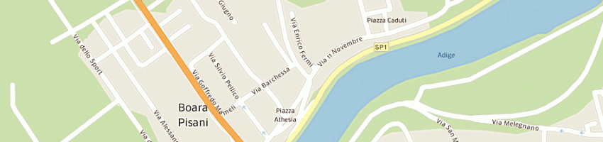 Mappa della impresa tomiato luciano a BOARA PISANI