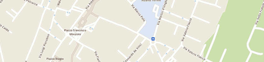 Mappa della impresa borgo srl a ABANO TERME