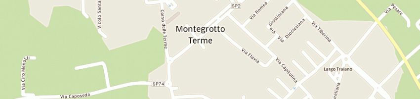 Mappa della impresa hotel esplanade tergesteo a MONTEGROTTO TERME