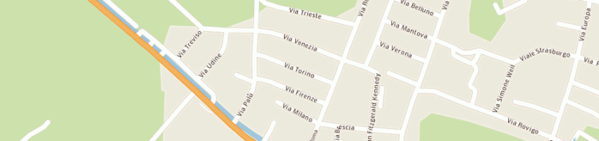Mappa della impresa domus linea di allegro daniela e c sas a RUBANO