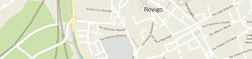 Mappa della impresa bar la fenice snc a ROVIGO