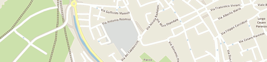 Mappa della impresa consorzio per lo smaltimento dei rifiuti solidi urbani nel bacino di r a ROVIGO