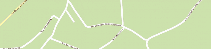 Mappa della impresa take away snc a PORTOMAGGIORE
