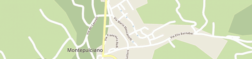 Mappa della impresa bar la crocetta a MONTEPULCIANO