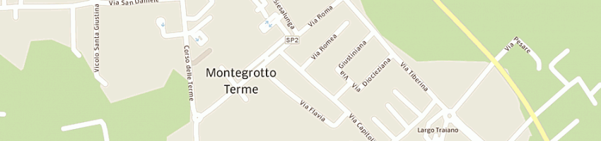 Mappa della impresa fashion moda di gianni bellato e c sas a MONTEGROTTO TERME
