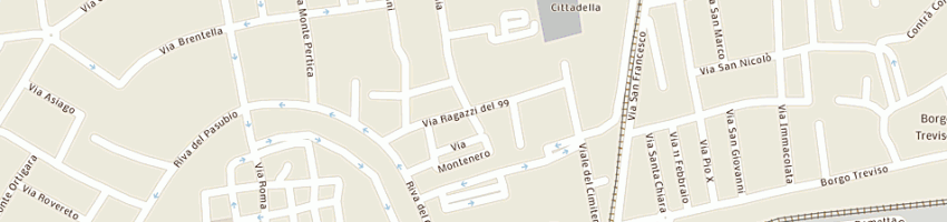 Mappa della impresa baggio andrea a CITTADELLA