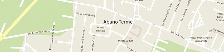 Mappa della impresa circolo ricreativo culturale auser abano terme a ABANO TERME