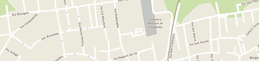 Mappa della impresa trezza pierluigi a PADOVA