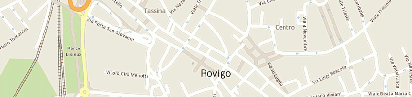 Mappa della impresa salumeria angeli a ROVIGO